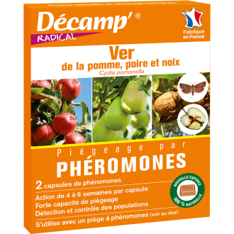 Feromonas de la polilla de la manzana, pera y nuez Décamp