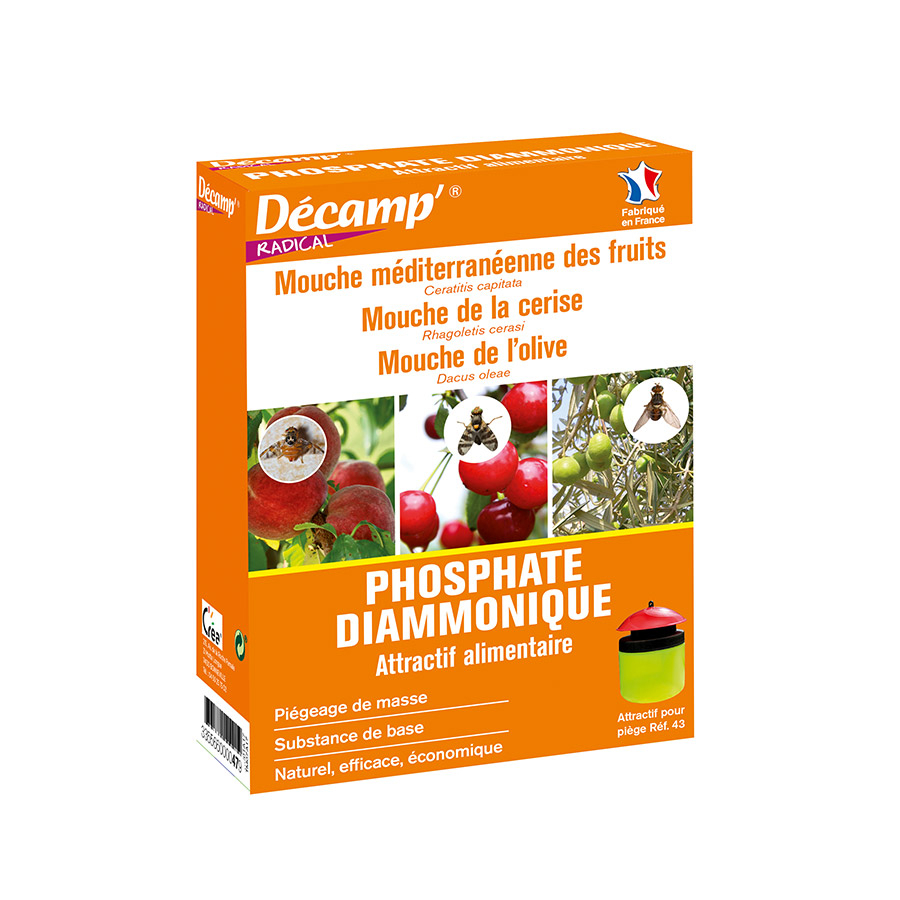 Fosfato diamónico (moscas mediterráneas, de la fruta, de la cereza y del olivo) Décamp