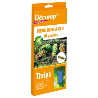 10 trampas de pegamento azul