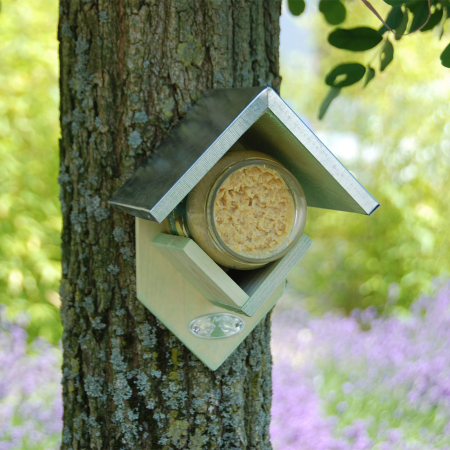 Bird feeder jar holder for birds Esschert Design