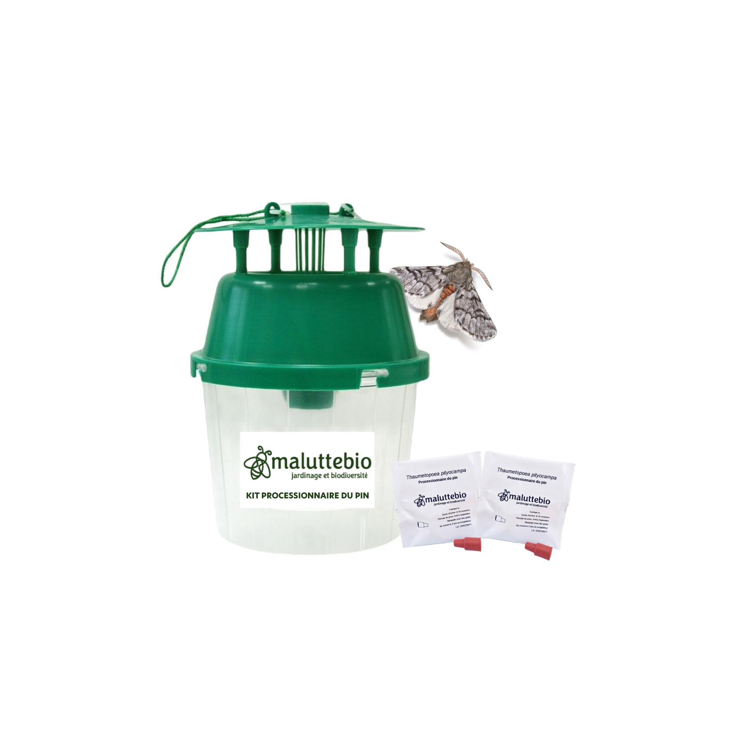 Pine processionary kit: 1 pheromone trap + 2 pheromones