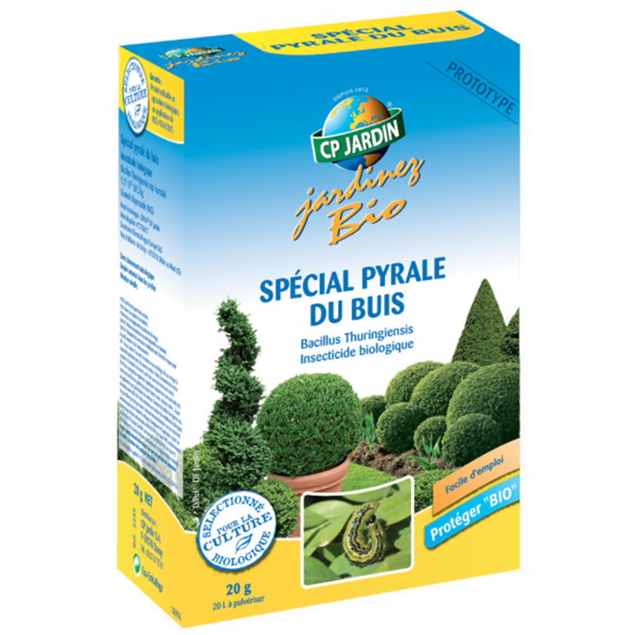 Insecticide bio Pyrale du Buis 20g CP Jardin