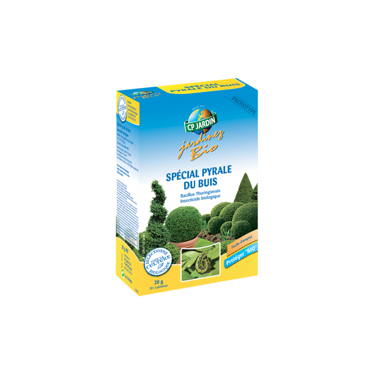 Insecticide bio Pyrale du Buis 20g CP Jardin
