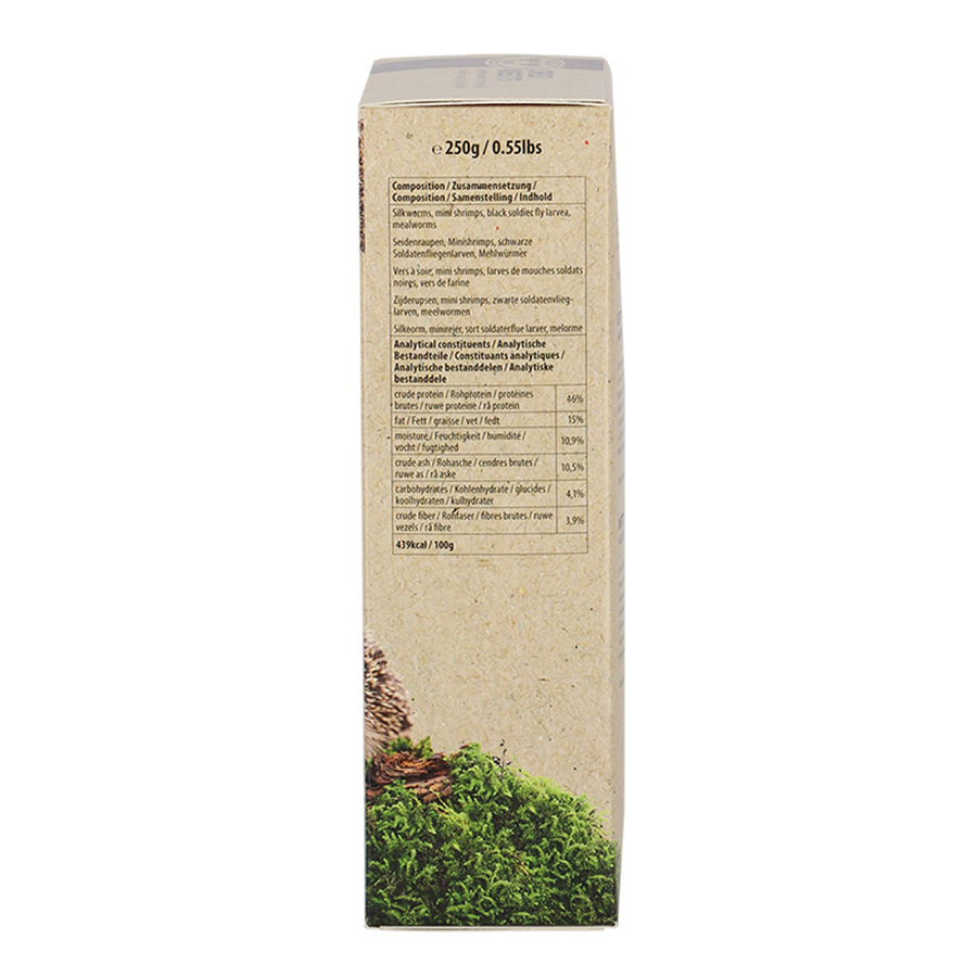Insectos secos 250 g para aves o erizo