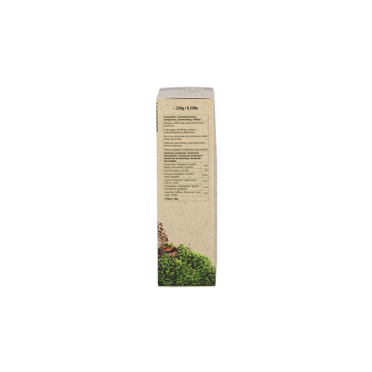 Insectos secos 250 g para aves o erizo