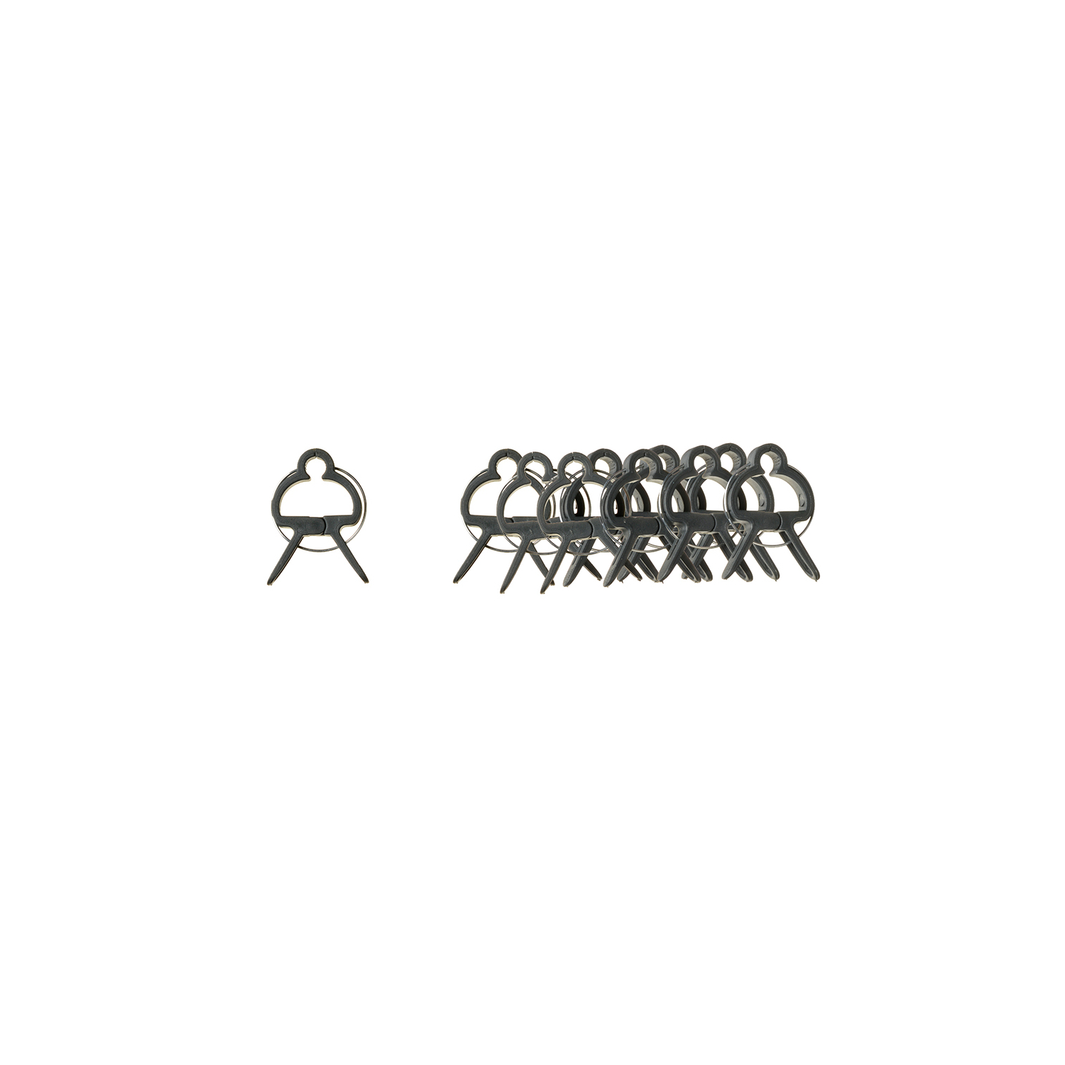 Pinces de tuteurage pour plantes 24 mm