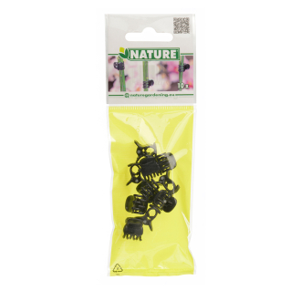 Pince de tuteurage noire pour orchidées x10