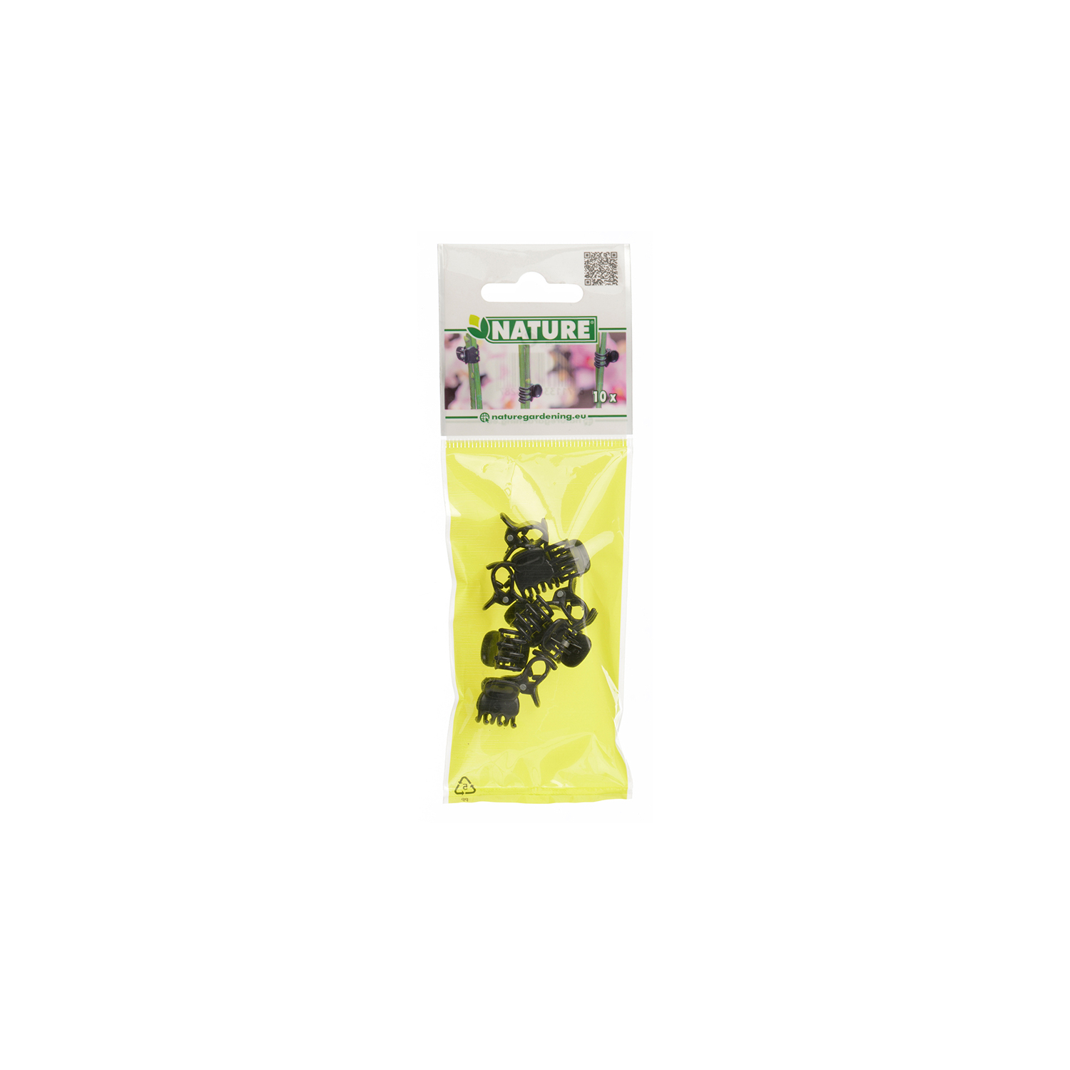 Pince de tuteurage noire pour orchidées x10