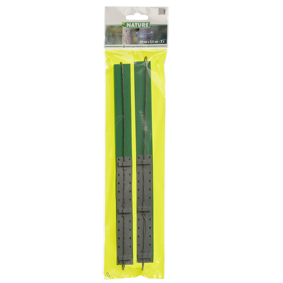2 colliers de tuteurage en mousse