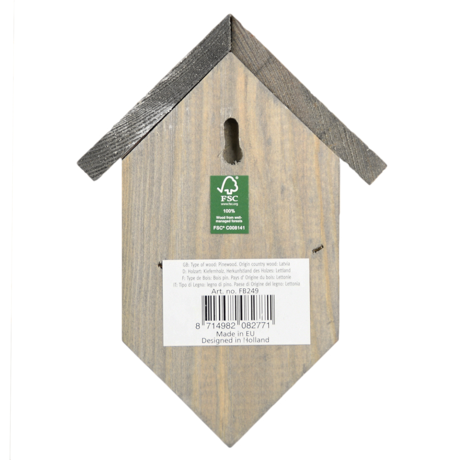 Mangeoire porte-bocal beurre de cacahuètes pour oiseaux antique - Esschert design