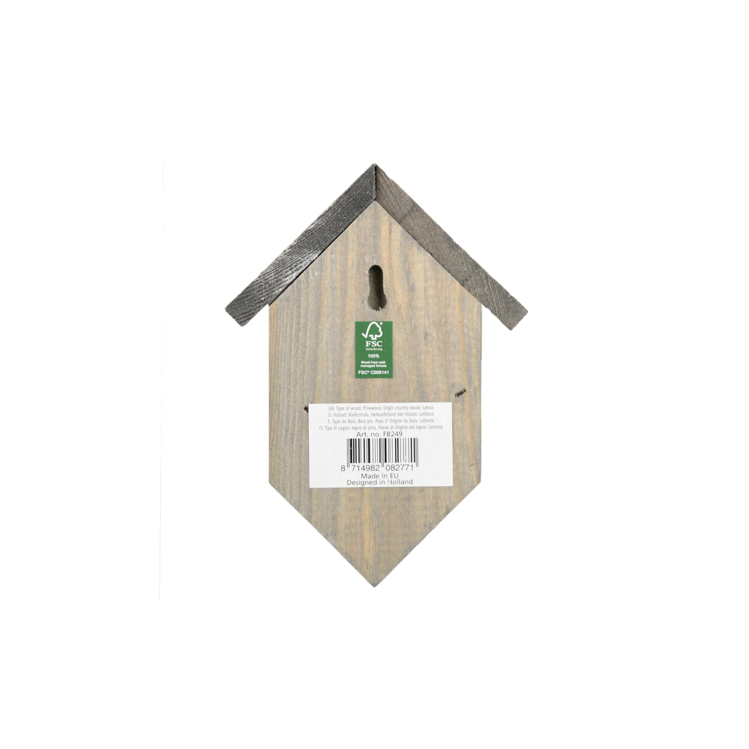 Mangeoire porte-bocal beurre de cacahuètes pour oiseaux antique - Esschert design