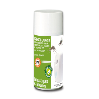 Recarga de 250 ml para difusor antimosquitos y moscas Decamp