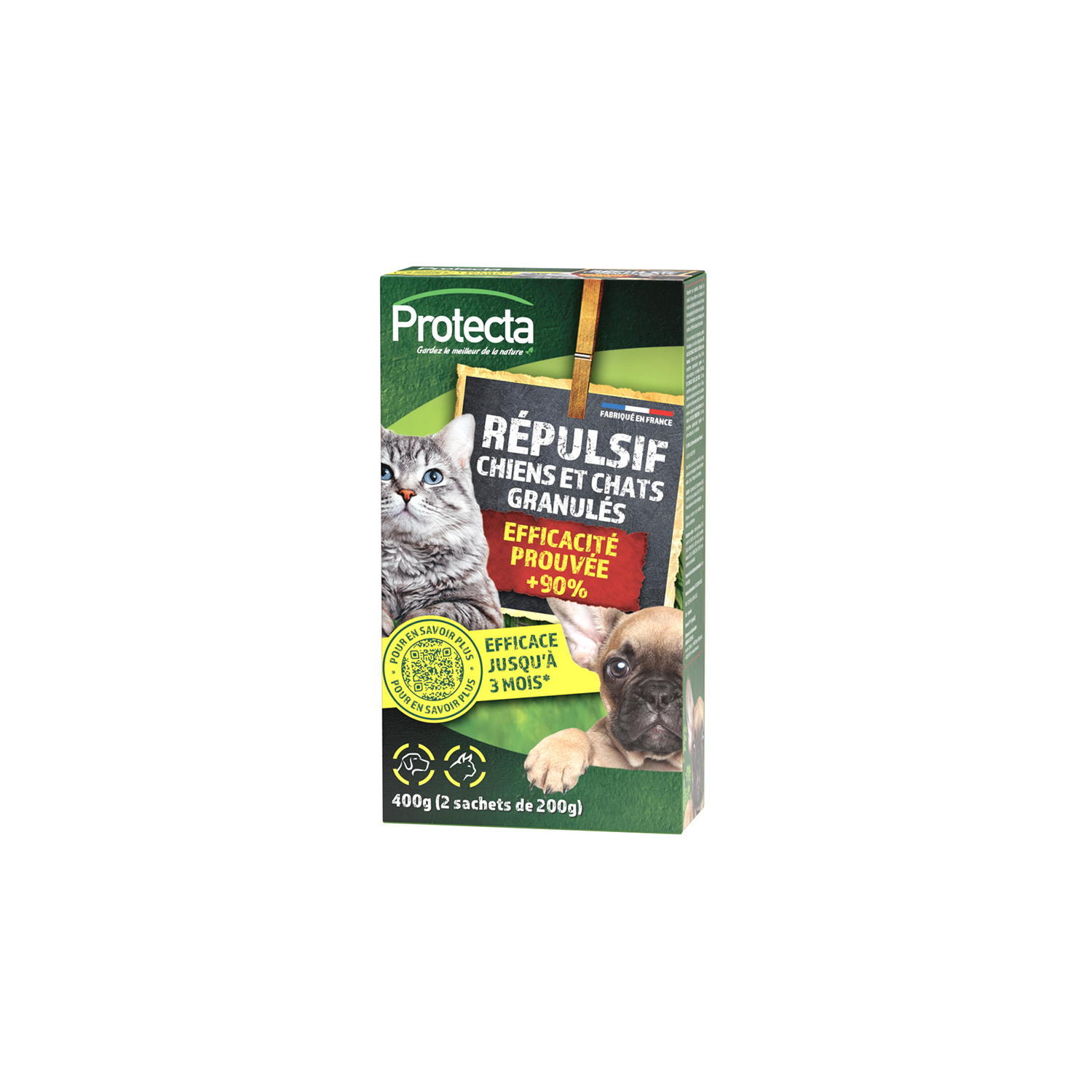 Repelente para perros y gatos 400 g Protecta