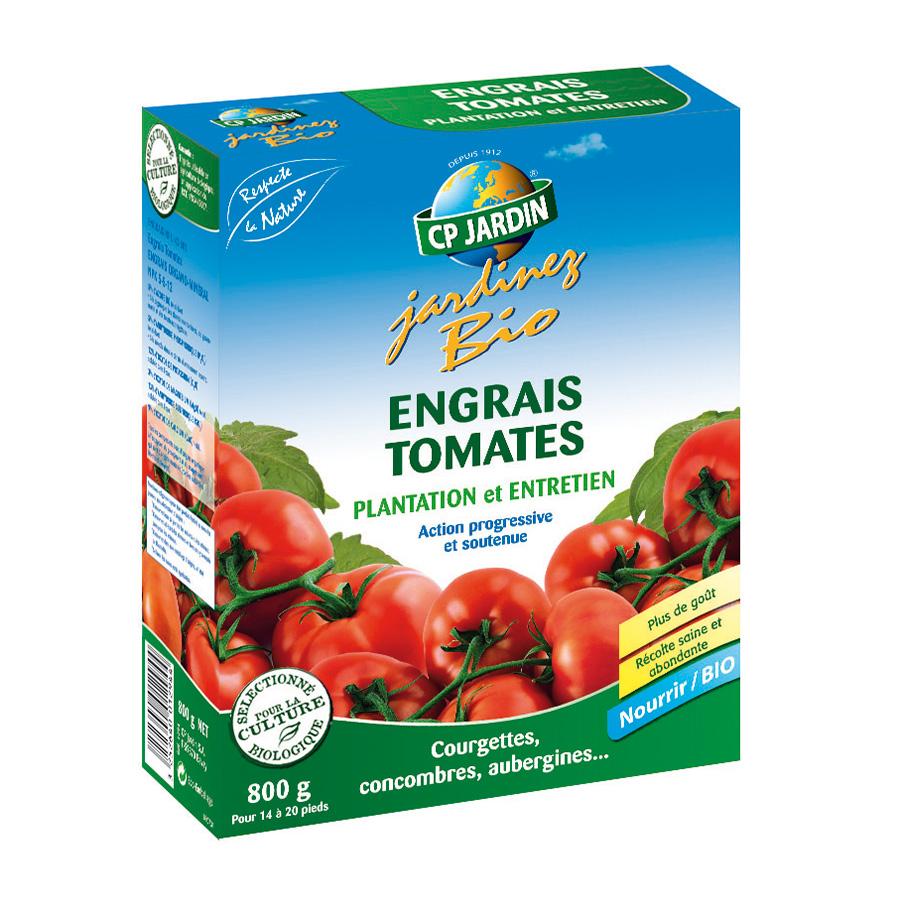 Abono para tomates y verduras 800 g CP Jardin