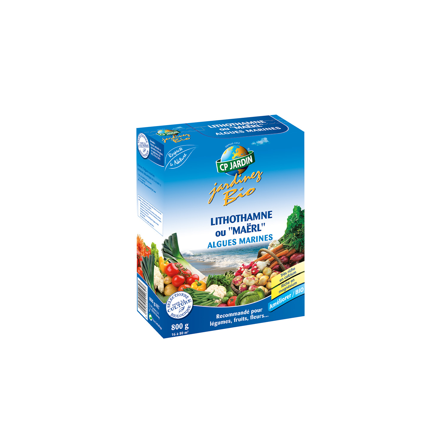 Lithothamne algas marinas 800 g CP Jardin