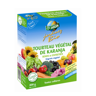 Tourteau végétal de karanja pour semis et entretien 800 g CP Jardin