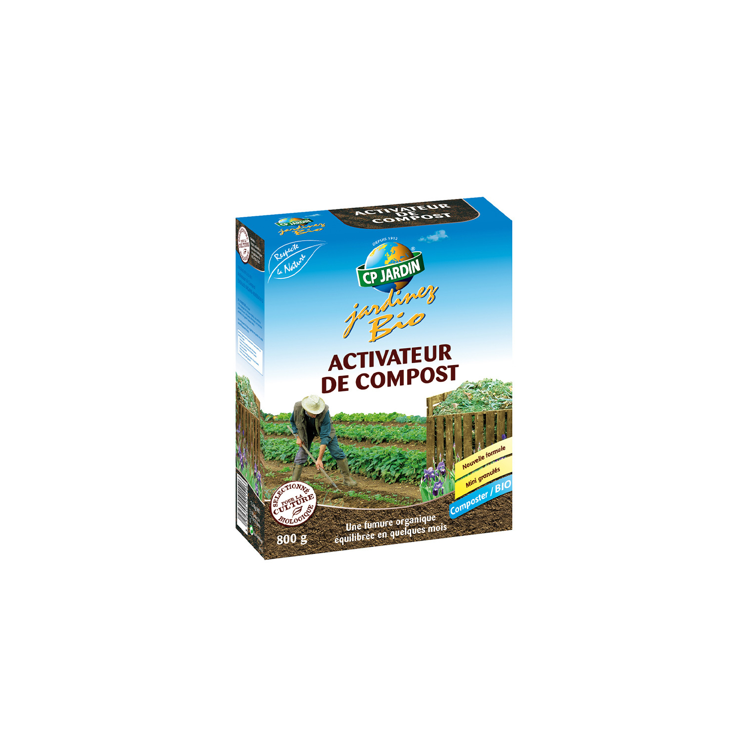 Activador de compost CP Jardin 800 g 🌱 Acelere su compostaje de forma natural