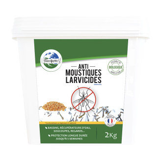 Larvicida para mosquitos Bacillus thuringiensis israelensis (Bti) - 2 kg
