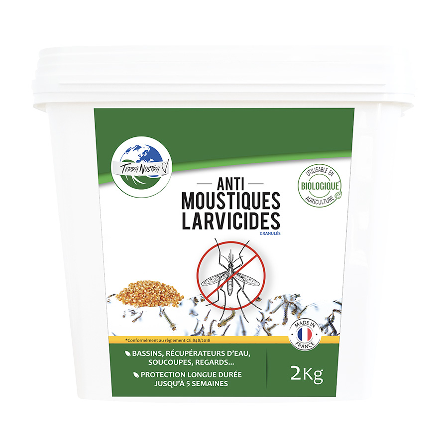 Larvicida para mosquitos Bacillus thuringiensis israelensis (Bti) - 2 kg