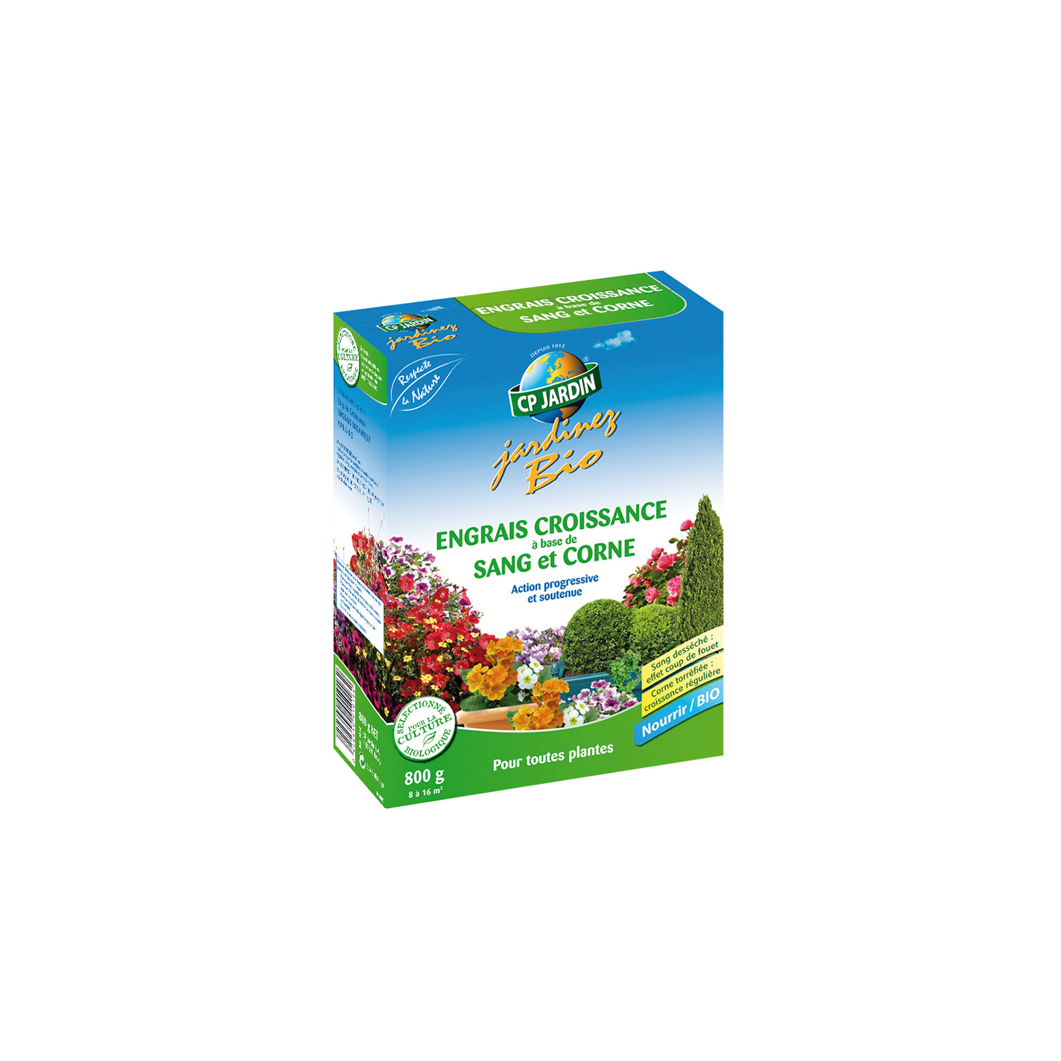 Abono de sangre y cuerno 800 g CP Jardin