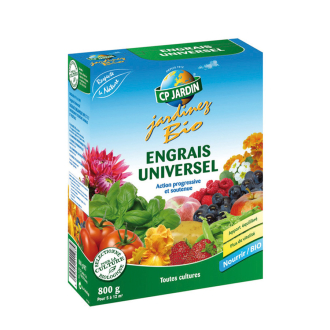Abono universal natural 800 g – flores, huerto y plantas