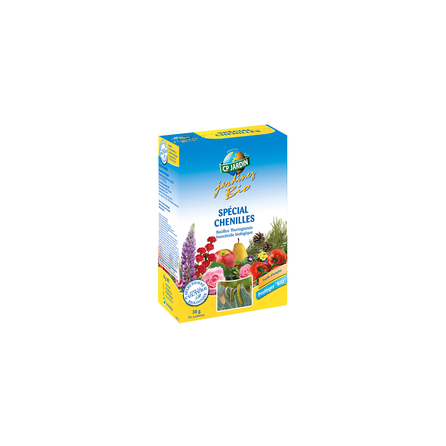 Insecticide biologique au Bacillus thuringiensis chenilles Solabiol