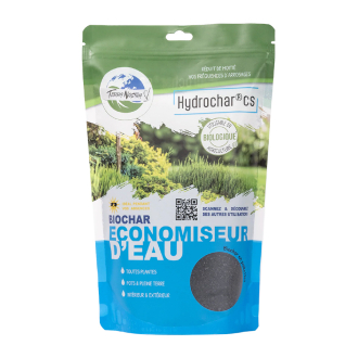 Economiseur d'eau Hydrochar Biochar toutes plantes sachet de 300g