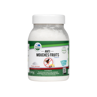 Piège mouches des fruits + 3 attractifs phosphate diammonique