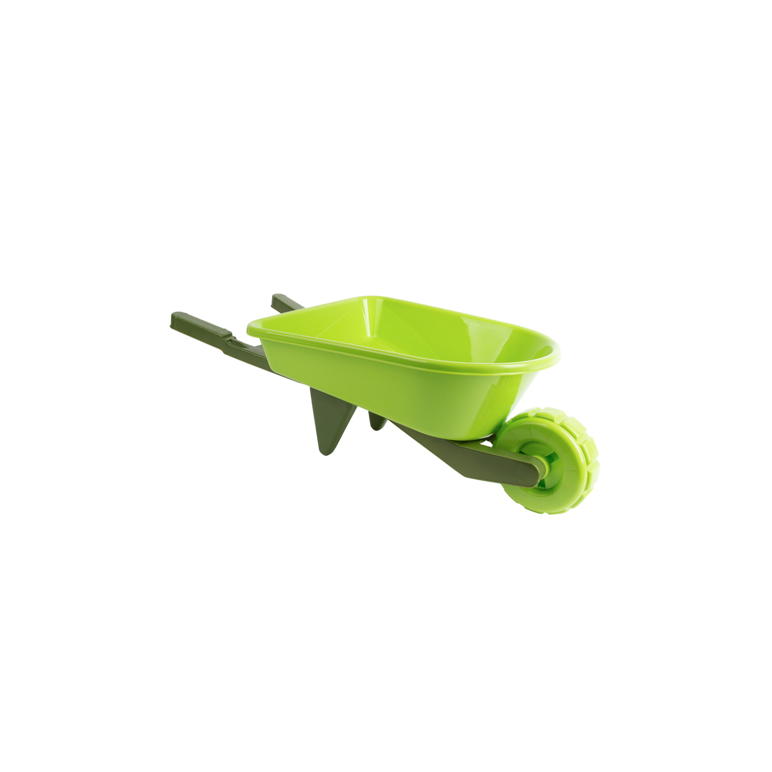 Carretilla infantil de plástico – Juego de jardinería ligero y manejable
