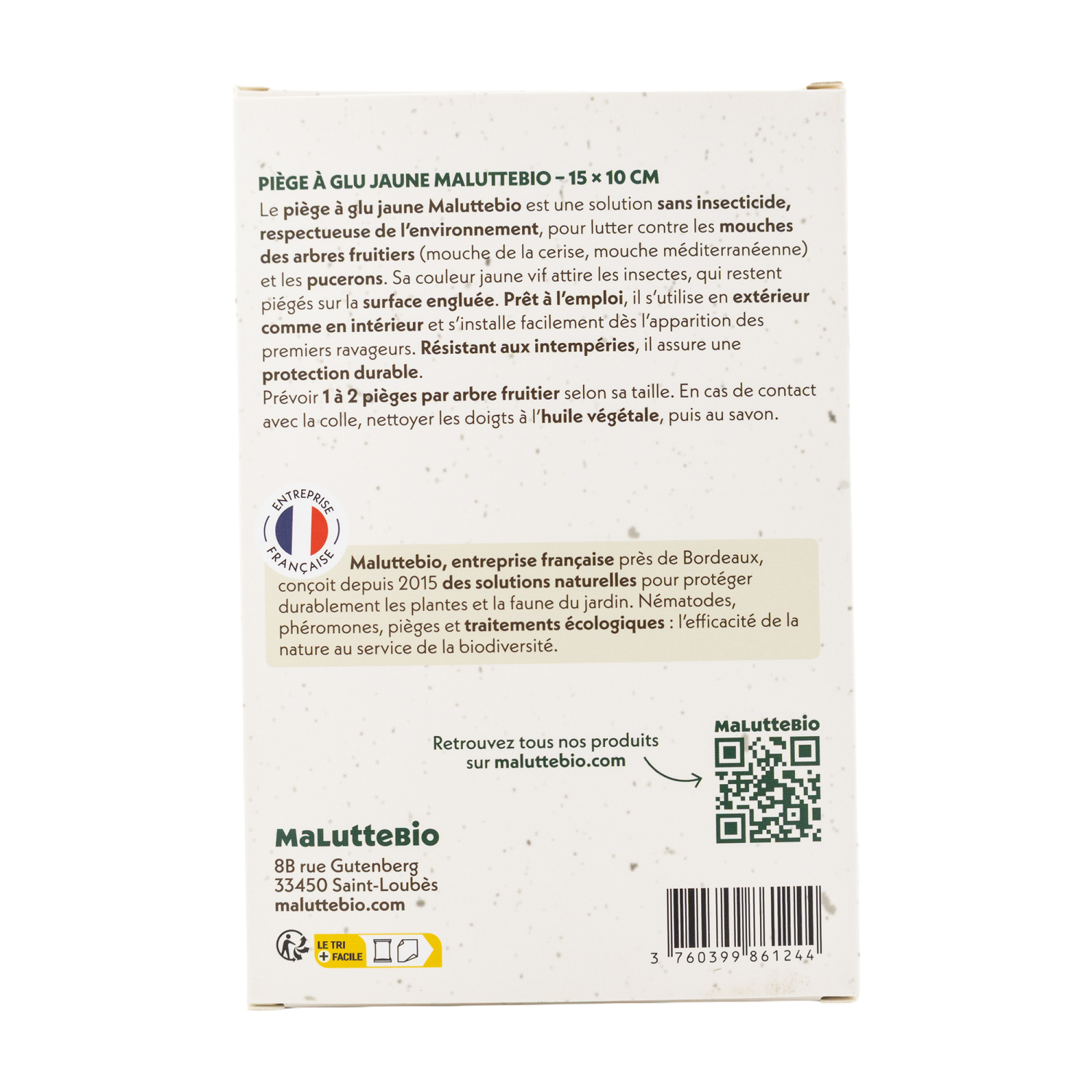 10 trampas adhesivas amarillas