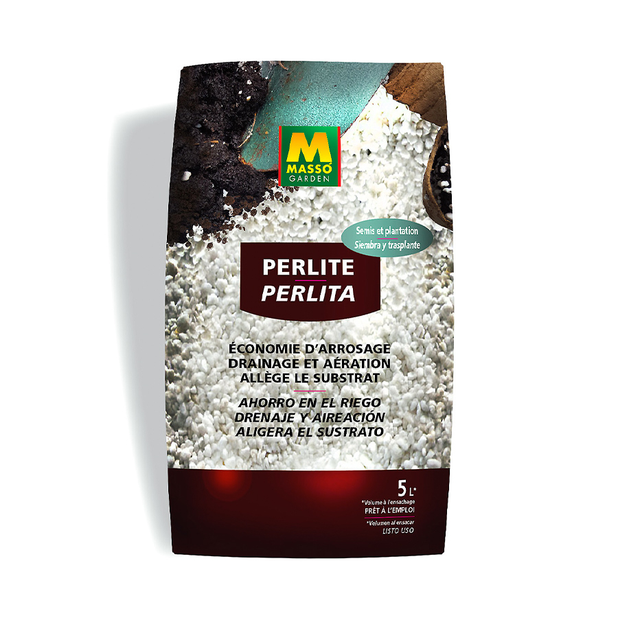 Perlita hortícola Masso 5 L – Siembra, esquejado y sustratos