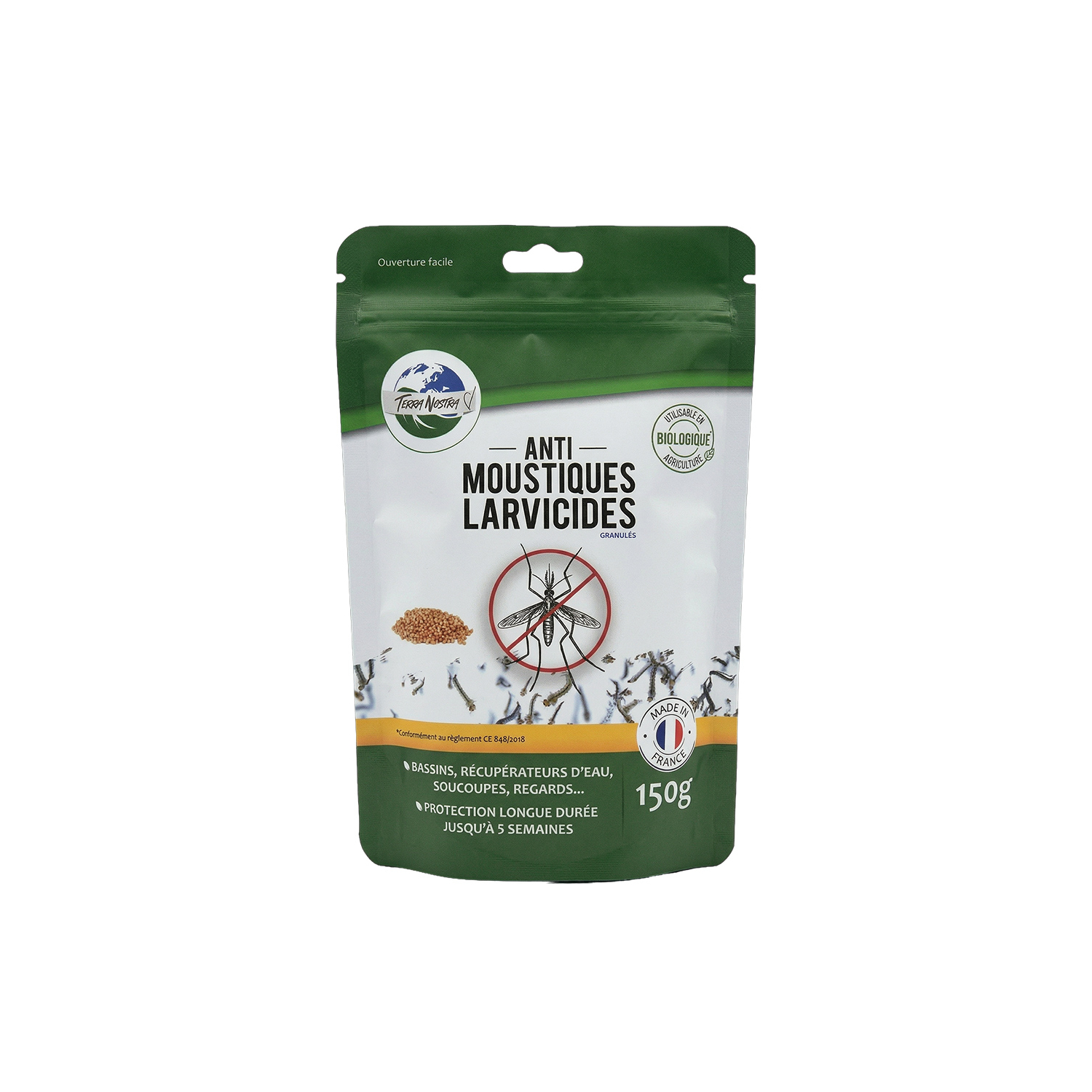 Larvicida para mosquitos Bacillus thuringiensis israelensis (Bti) - 150 g