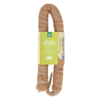 Tutor de coco flexible 60 cm – soporte modular para planta trepadora