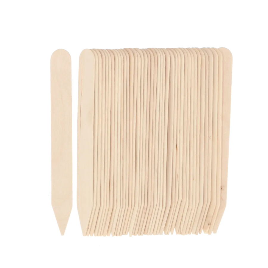 40 etiquetas de madera para plantas