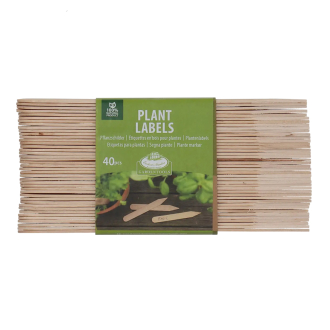 40 etiquetas de madera para plantas
