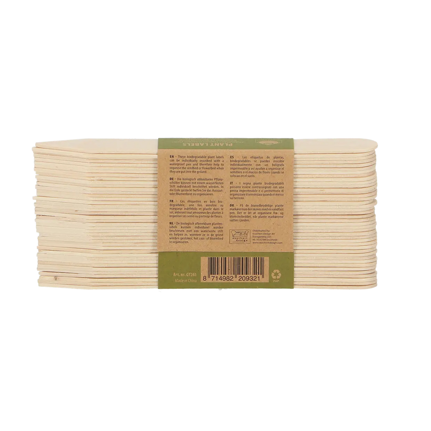 40 etiquetas de madera para plantas