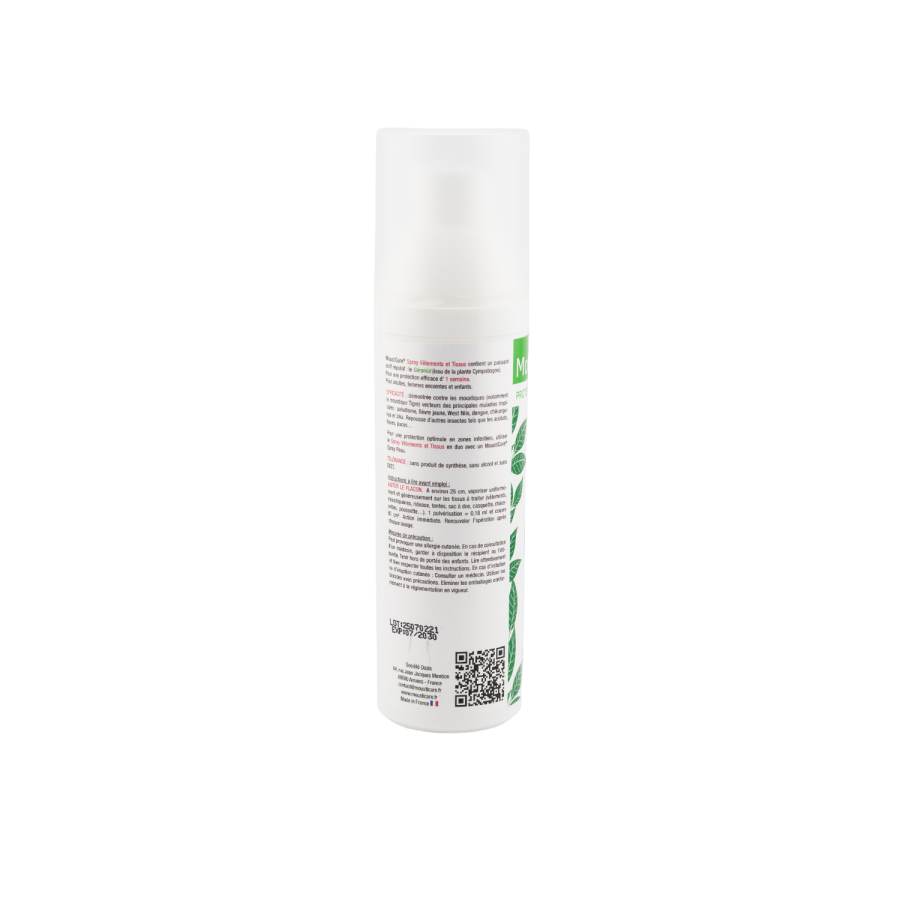Spray antimosquitos para ropa y tejidos MoustiCare® 75 ml