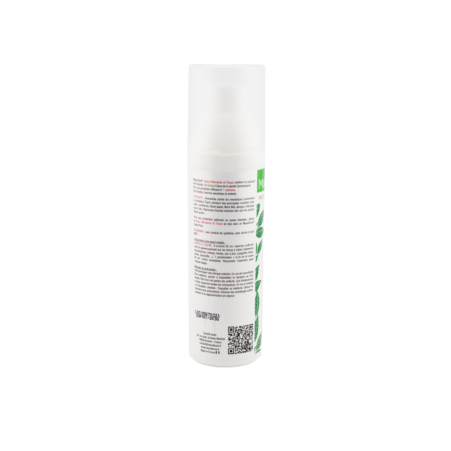 Spray antimosquitos para ropa y tejidos MoustiCare® 75 ml