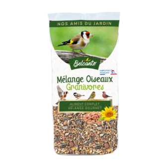 Graines pour oiseaux du jardin granivores 1,2kg