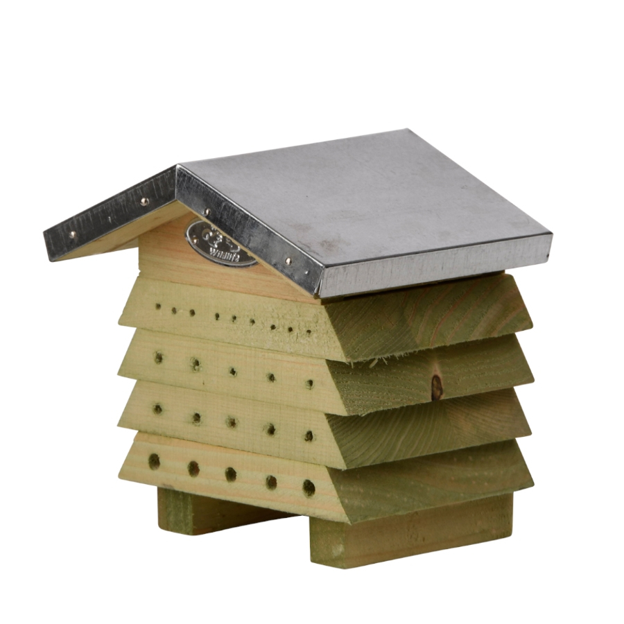 Refugio de madera para abejas solitarias para colocar Esschert design